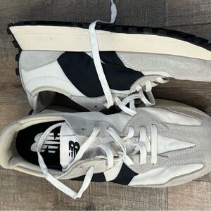 New Balance White and Black Women's Sneakers